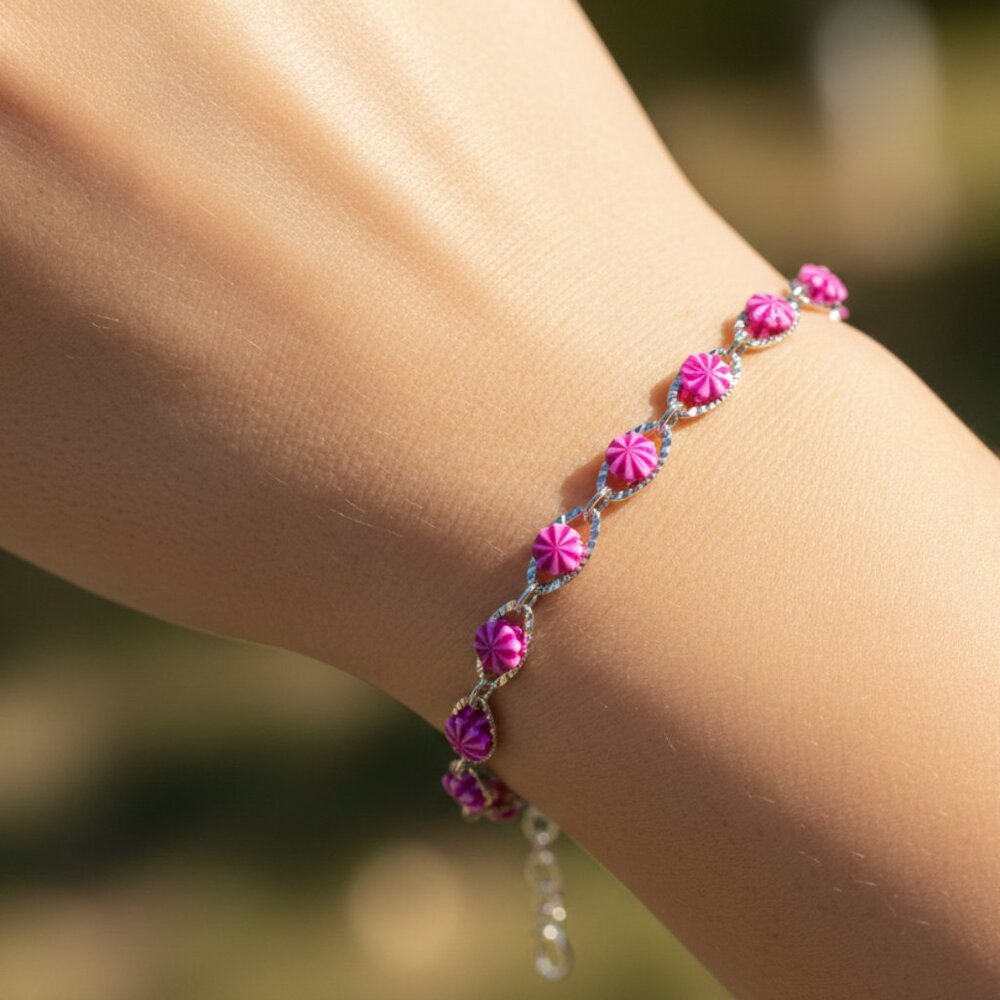 "Trendy Handmade Bracelet – A Stylish Gift for Women & Girls, MAR091275